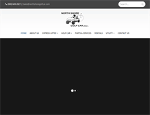 Tablet Screenshot of northshoregolfcar.com